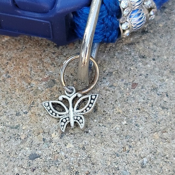 Custom Handmade Beaded Bling Dog Collar - Picture 3 of 3